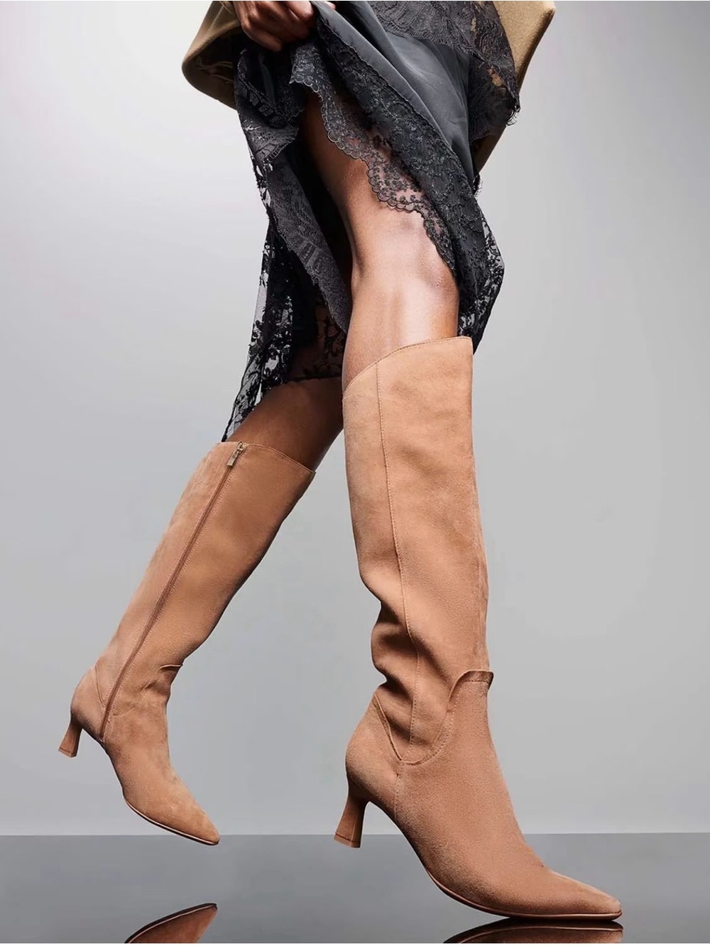 Naturalizer Cafe Suede Knee High Boot